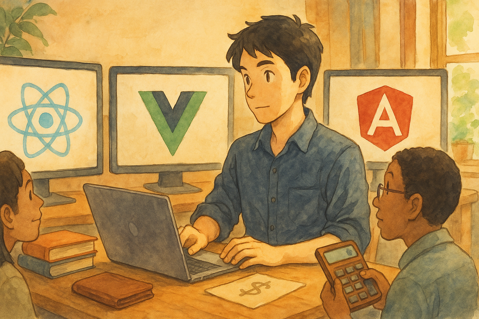 React vs Vue vs Angular: The $23,000 Question for Micro SaaS Development